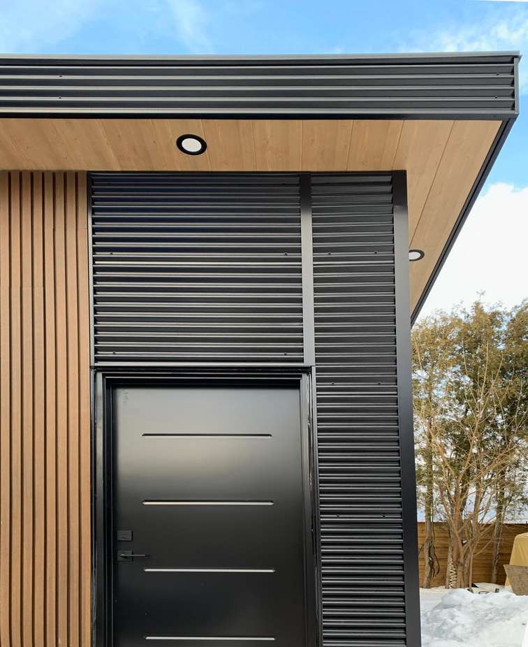Discover the Best Corrugated Wall Panel Cleaners ACM Panel Supplier & Contractor CLADDERS by modernizer metal siding corrugated steel cladding toronto 02 resized